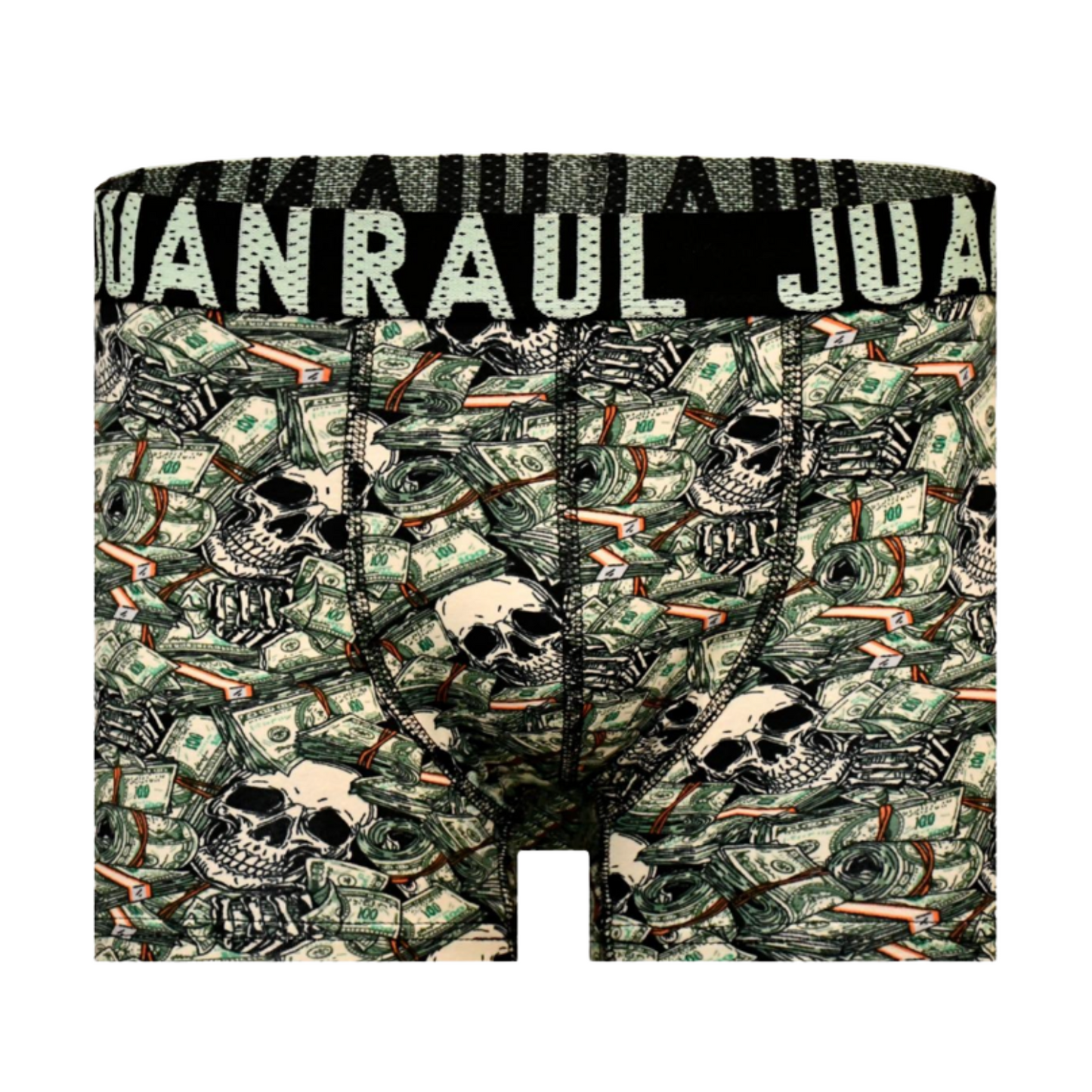 Comic Boxershorts Dollar Totenkopf