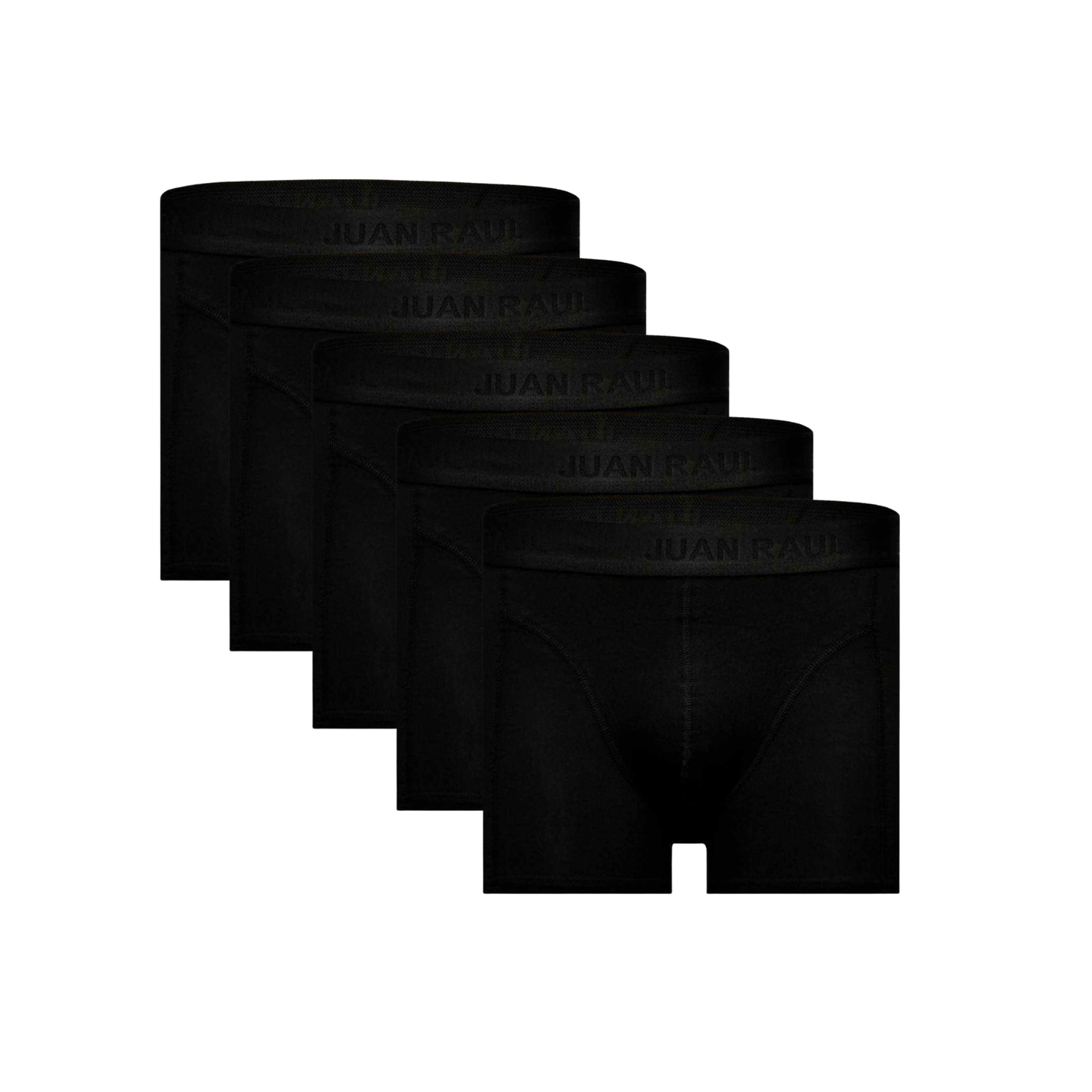 Set aus 5 Basic Juan Raul Boxershorts Schwarz