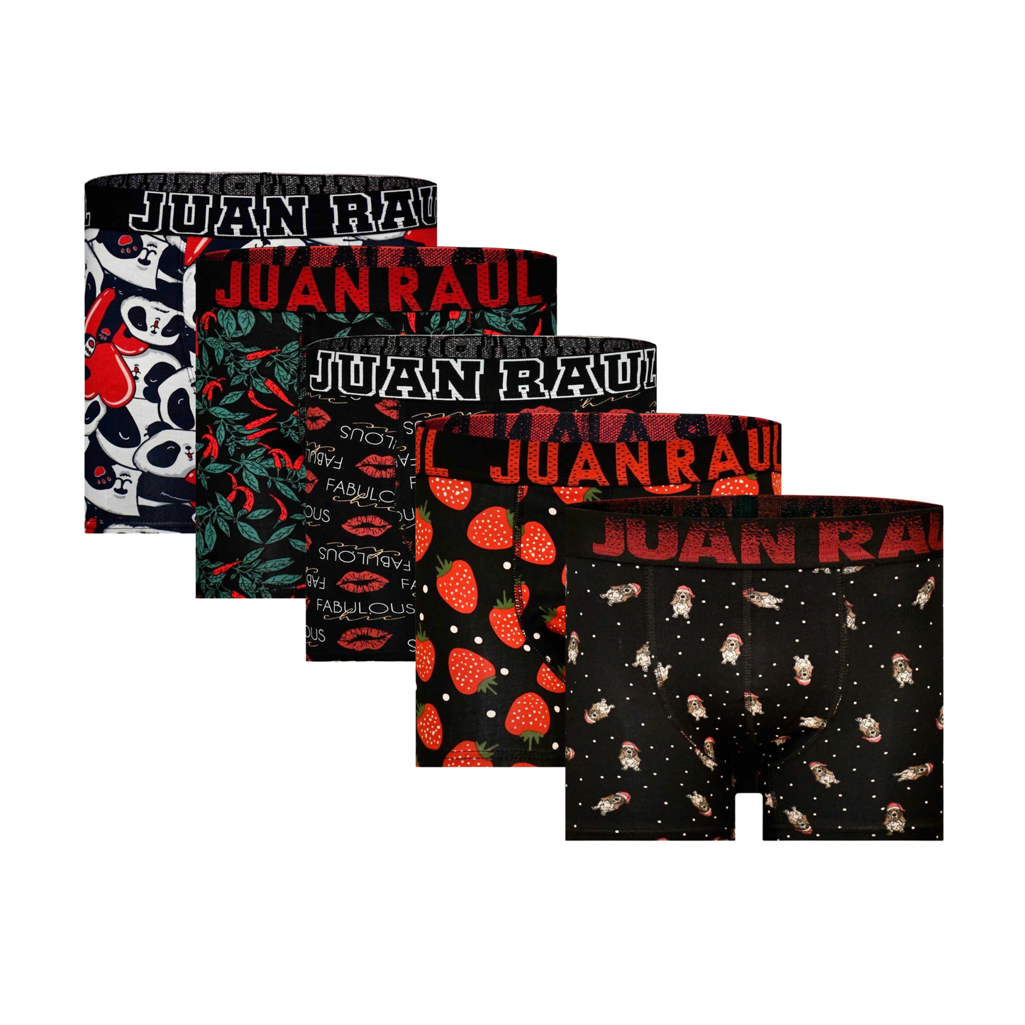 5 Stück Juan Raul Boxershort Mix Paket Redlovers