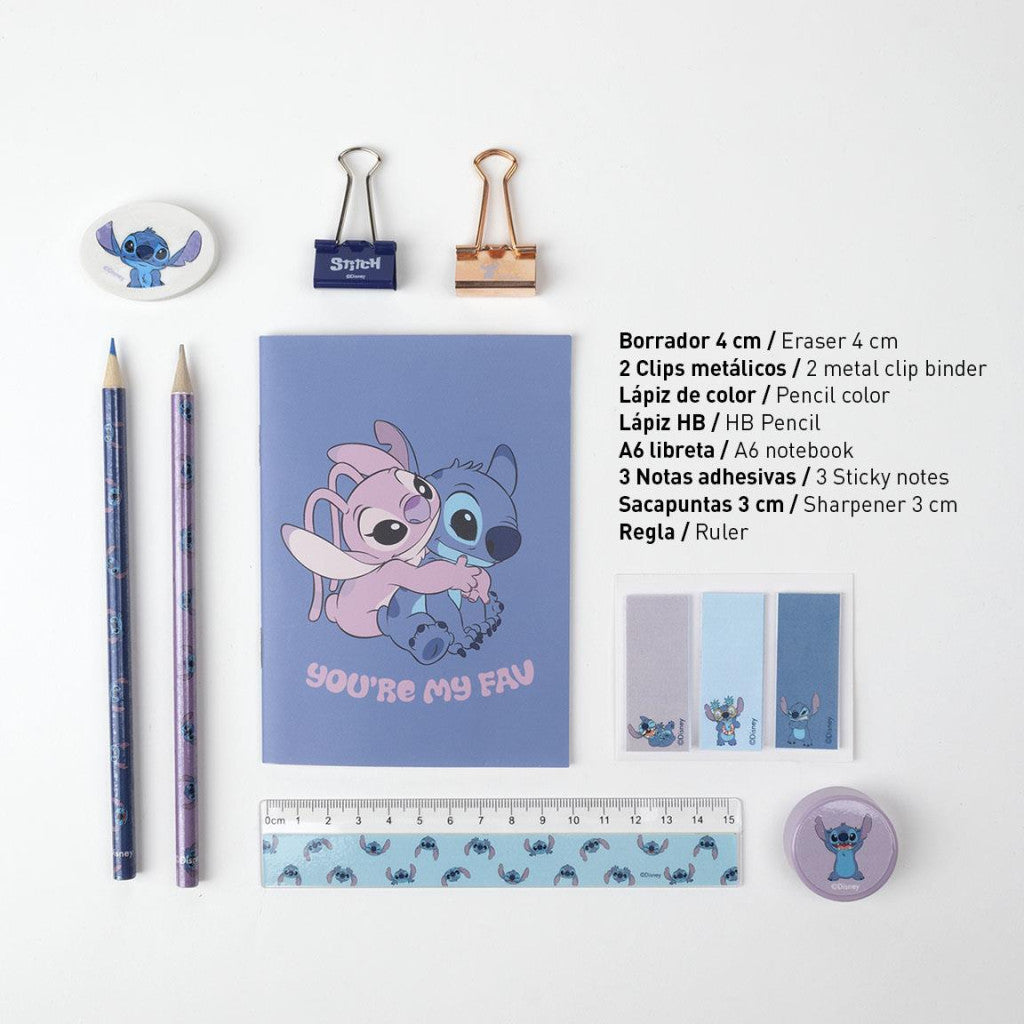 Disney Lilo und Stitch My Fav Schreibwarenset 12 Stk.