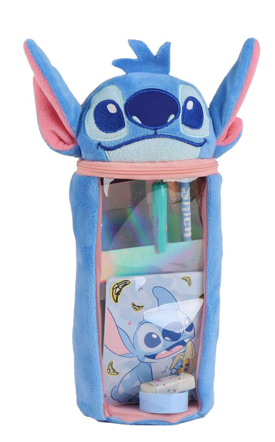 Disney Lilo und Stitch Blue gefülltes Plüschfedermäppchen