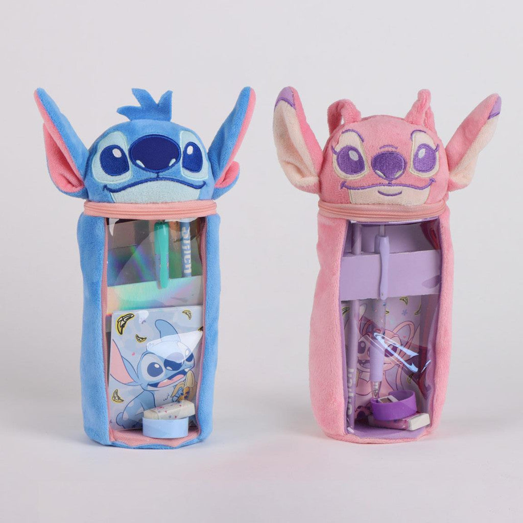 Disney Lilo und Stitch Blue gefülltes Plüschfedermäppchen