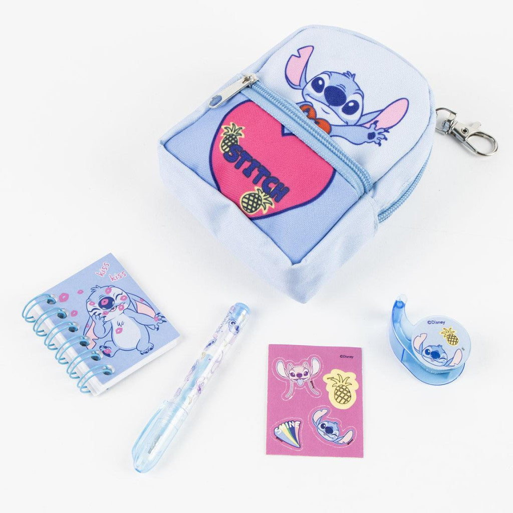 Disney Lilo und Stitch Ananas Mini-Taschenschlüsselanhänger-Set