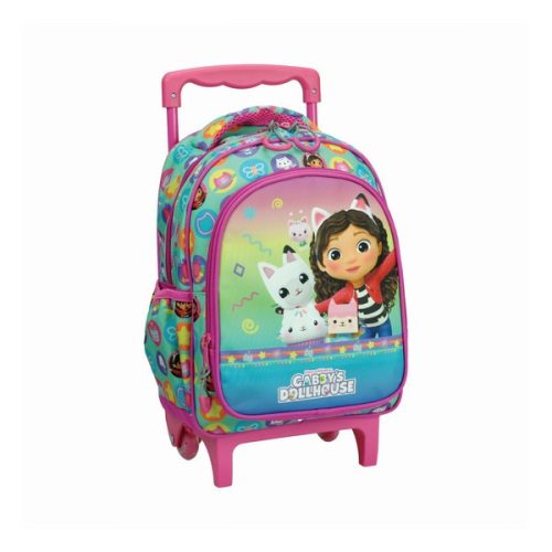 Gabby's Dollhouse Color Fade rollender Kindergartenrucksack, Tasche 30 cm