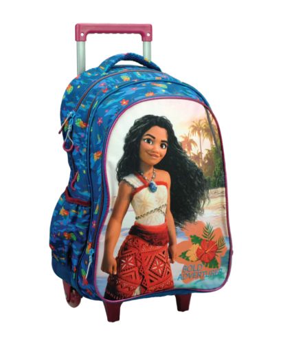 Disney Vaiana Bold Adventure große Schulranze mit Rollen, Tasche 46 cm