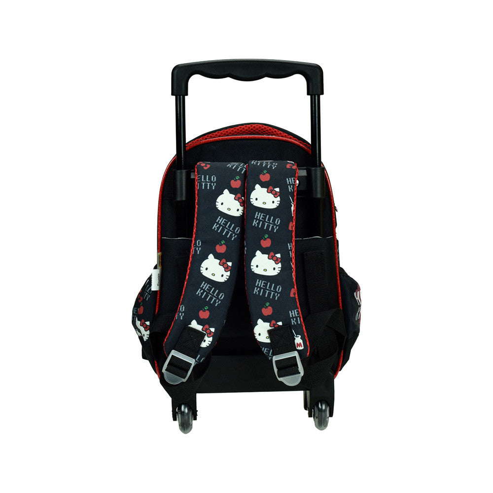 Hello Kitty Heart rollender Kindergarten-Rucksack Trolley, Tasche 30 cm