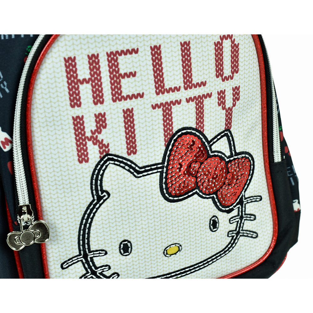 Hello Kitty Heart rollender Kindergarten-Rucksack Trolley, Tasche 30 cm