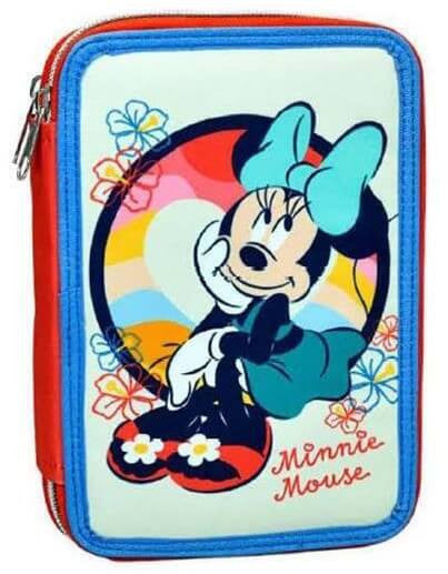 Disney Minnie Boho gefülltes 2-stöckiges Federmäppchen