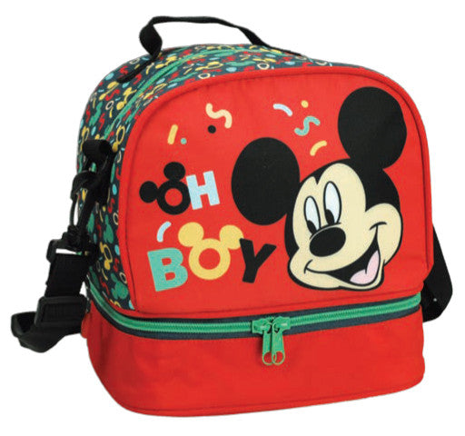 Mickey Mouse Thermo Lunchbox (4,5 Liter) 2 Fächer mit Gurt