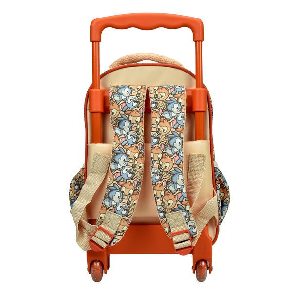 Disney Bambi Sweet Kindergarten Trolley Rucksack mit Rollen, 30 cm Tasche