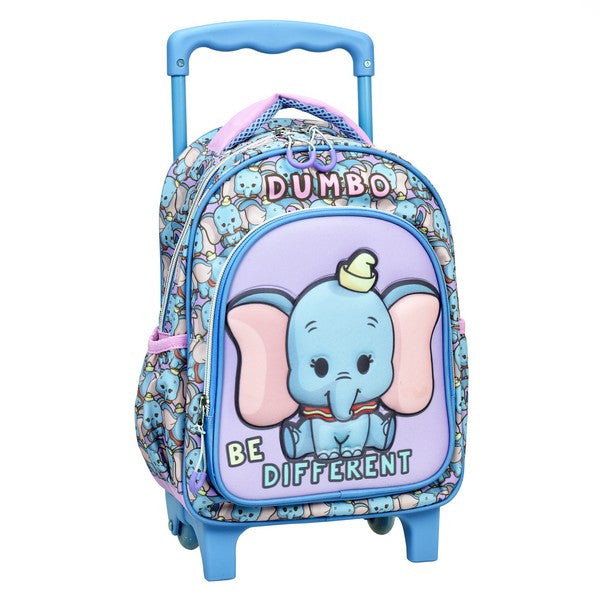 Disney Dumbo Be Different Kindergartenrucksack mit Rollen, Tasche 30 cm