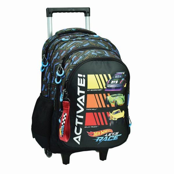 Hot Wheels Activate Schulranze mit Rollen, Tasche 46 cm