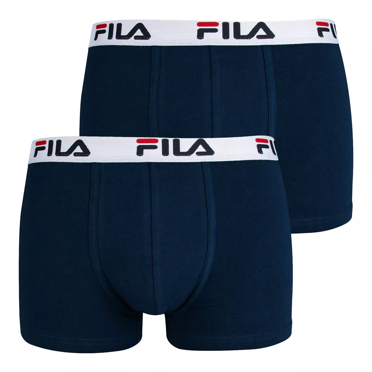 FILA Basic Boxershorts Blau (2er Pack)