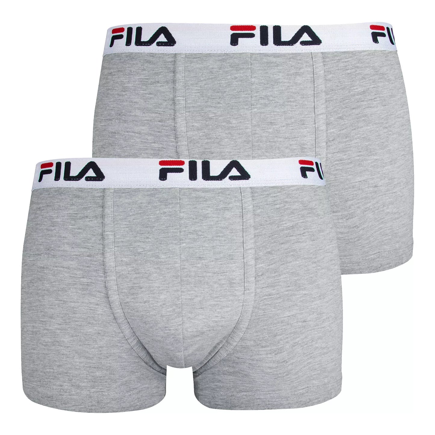FILA Basic Boxershorts Grau (2er Pack)