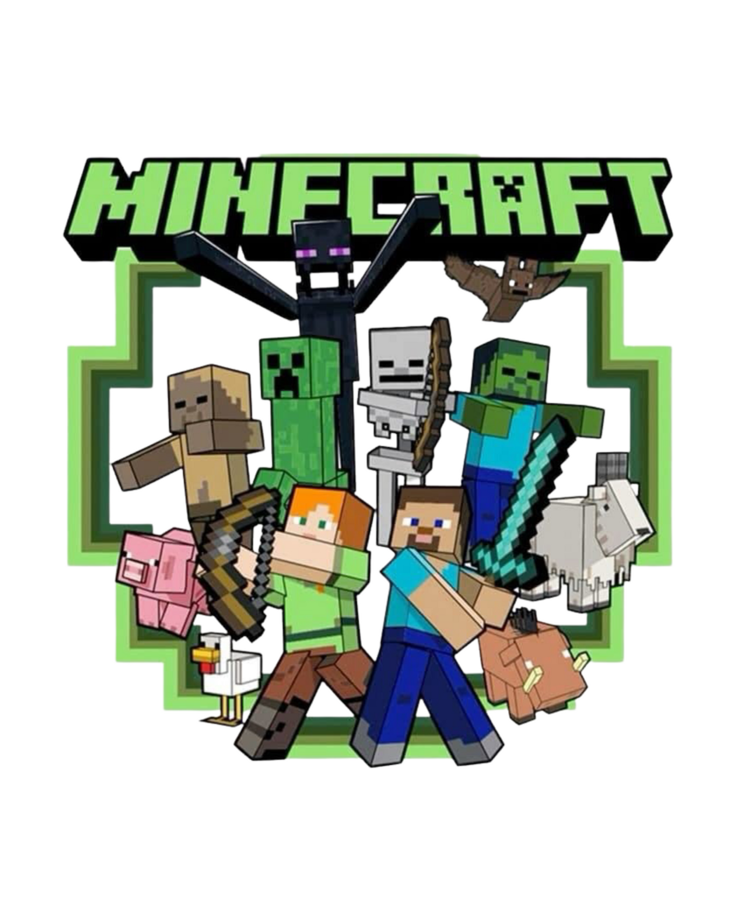 Original MINECRAFT Kinder-Accessoires – Taschen, Brillen & Schreibzubehör