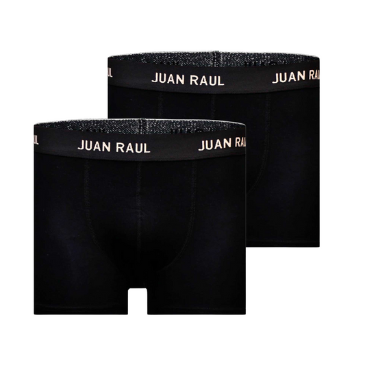 Basic Boxershorts Schwarz Doppelpack