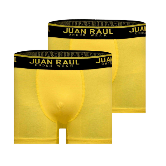 Basic Boxershorts Gelb Doppelpack