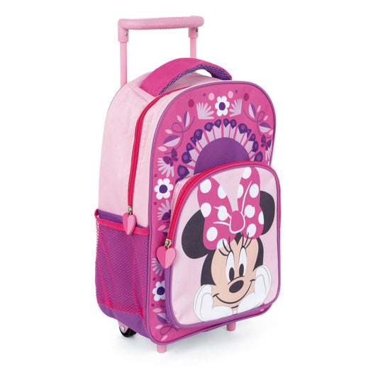 Disney Minnie Vibe rollender Kindergartenrucksack Trolley, Tasche 36 cm