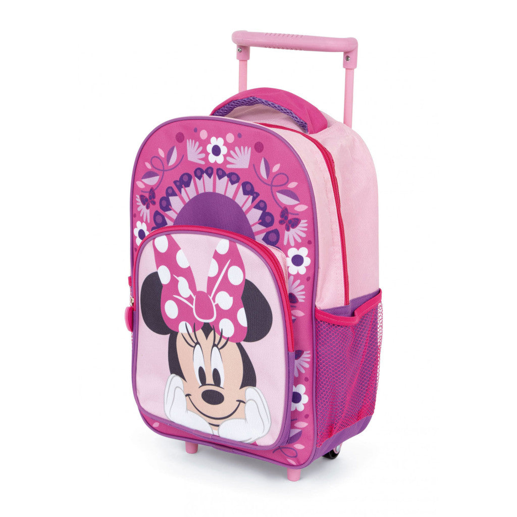 Disney Minnie Vibe rollender Kindergartenrucksack Trolley, Tasche 36 cm