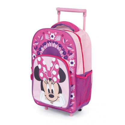 Disney Minnie Vibe rollender Kindergartenrucksack Trolley, Tasche 36 cm