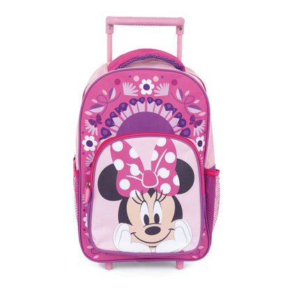 Disney Minnie Vibe rollender Kindergartenrucksack Trolley, Tasche 36 cm