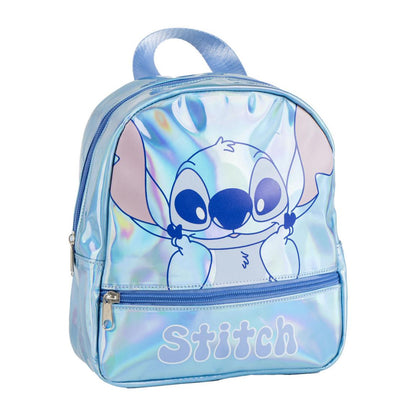 Disney Lilo und Stitch Iridiscente holografischer Rucksack, Tasche 23 cm