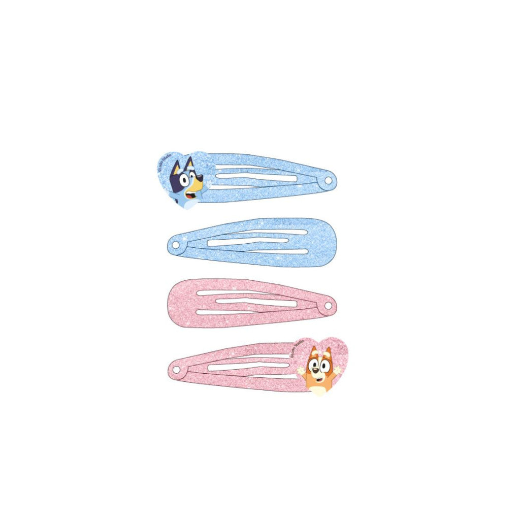 Bluey & Bingo Haarklammer Set (4 teilig)