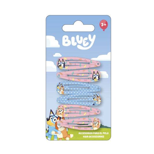 Bluey & Bingo Haarklammer-Set (6 teilig)