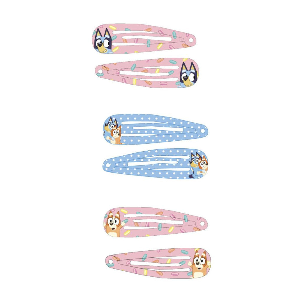 Bluey & Bingo Haarklammer-Set (6 teilig)