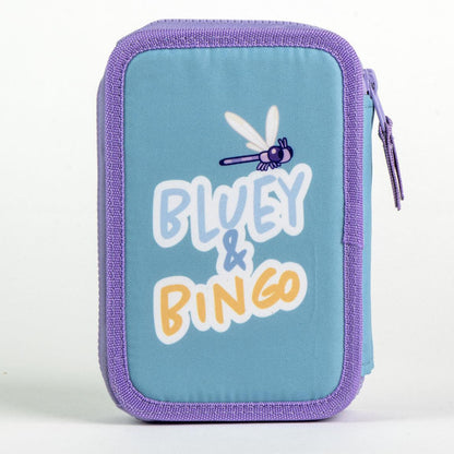 Bluey Bingo gefüllte Federmappe 2 Etagen (NEU & OVP)
