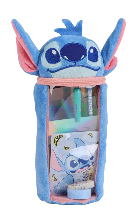 Disney Lilo und Stitch Blue gefülltes Plüschfedermäppchen