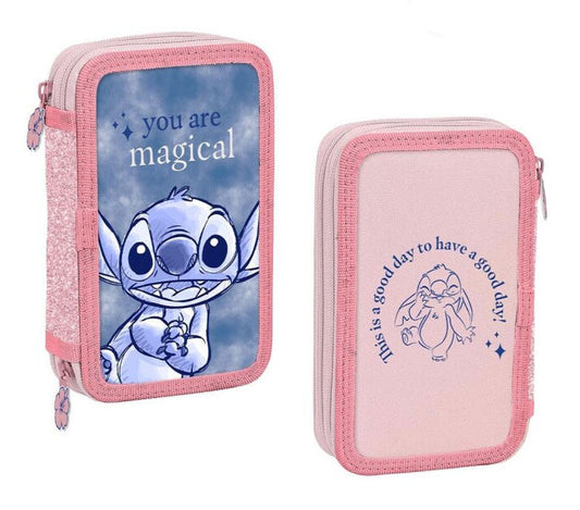 Lilo und Stitch Gefülltes Federmäppchen 2-stöckig (NEU & OVP)