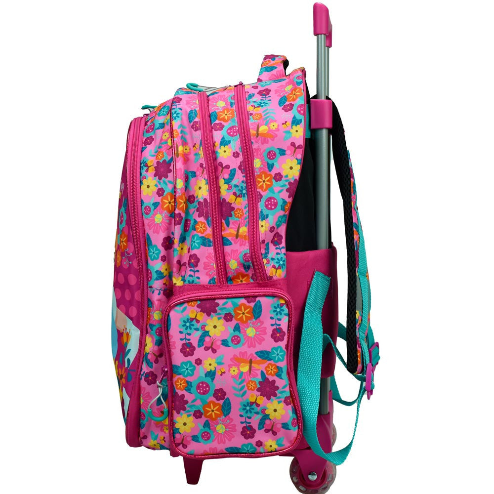 Disney Prinzessin Spring Schulranze mit Rollen, Tasche 46 cm