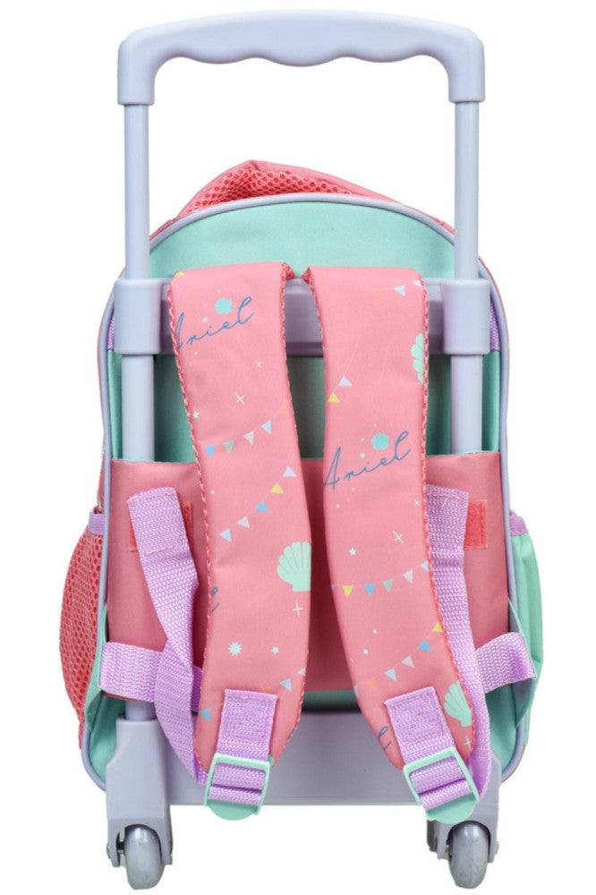 Disney Prinzessin Ariel Schulranze mit Rollen, Tasche 30 cm