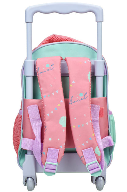 Disney Prinzessin Ariel Schulranze mit Rollen, Tasche 30 cm