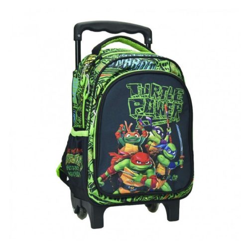 Ninja Turtles Schulrucksack mit Rollen, Tasche 30 cm