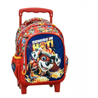 Paw Patrol Marshall Schulrucksack zum Rollen Trolley, Tasche 30 cm