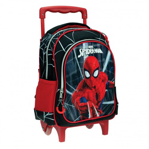 Spiderman Kindergartenrucksack Trolley mit Rollen Marvel , Tasche 30 cm