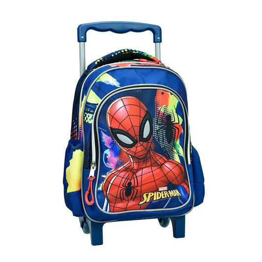 Spiderman MARVEL Schulranze Trolley mit Rollen , Tasche 30 cm