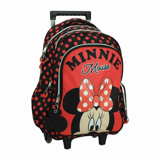 Disney Minnie Red Dots Schultasche mit Rollen, Tasche 46 cm