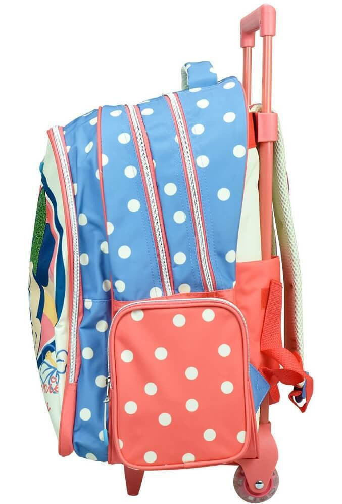 Disney Minnie  Boho Schulranzen mit Rollen, Rucksack 46 cm