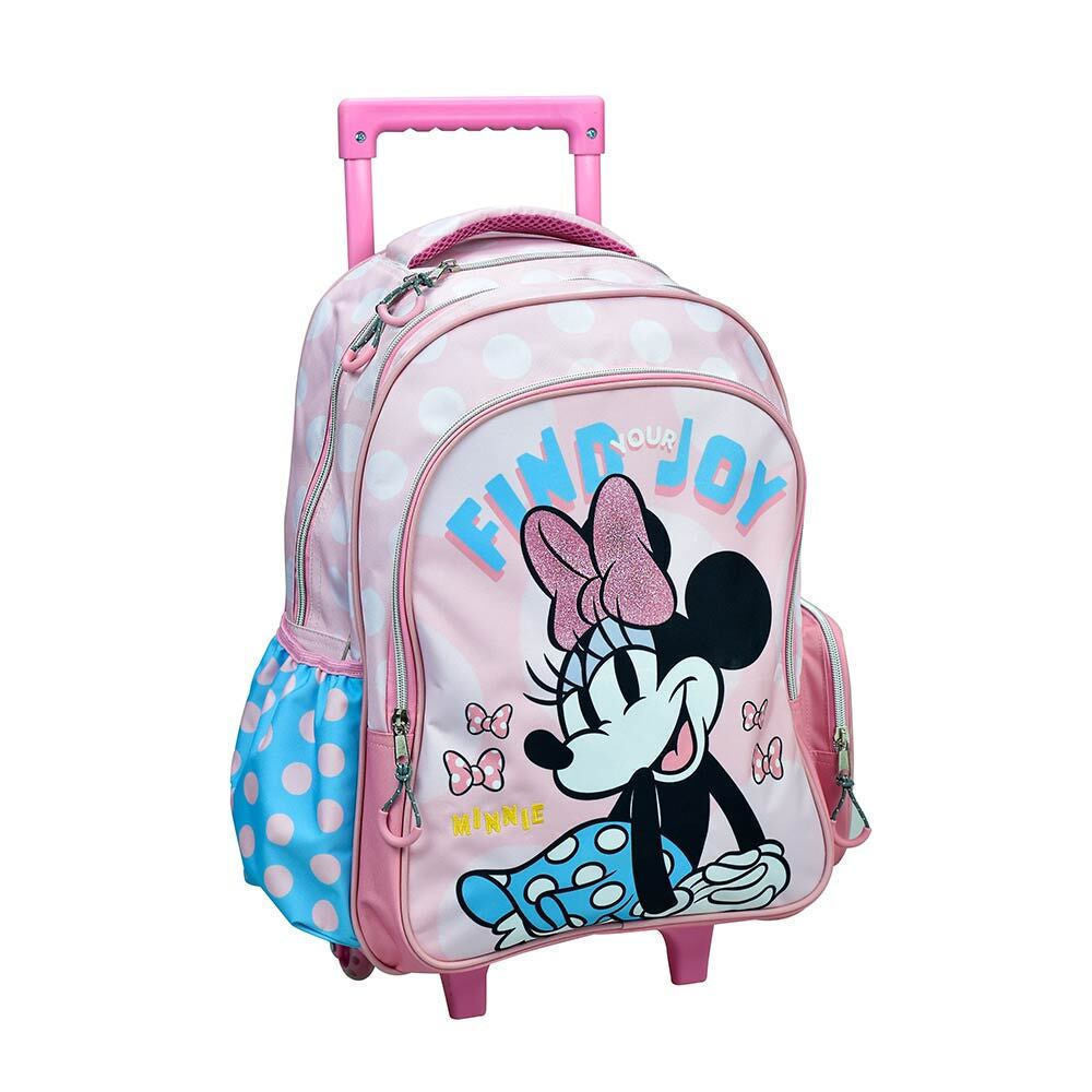 Disney Minnie Rucksack mit Rollen Trolley, 46 cm Tasche