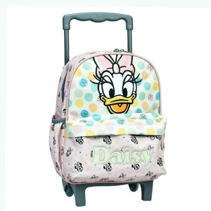 Disney Daisy Kindergarten Rucksack Trolley mit Rollen, Tasche 30 cm