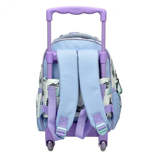 Disney Eiskönigin Adventure Kindergartenrucksack mit Rollen Trolley, Tasche 30 cm