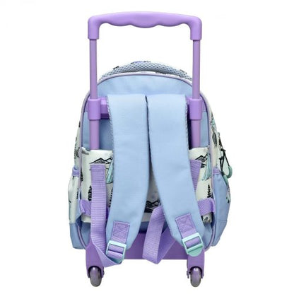 Disney Eiskönigin Adventure Kindergartenrucksack mit Rollen Trolley, Tasche 30 cm