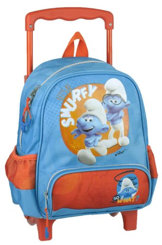 Die Schlümpfe Trolley Schulrucksack mit Rollen 30 cm Tasche