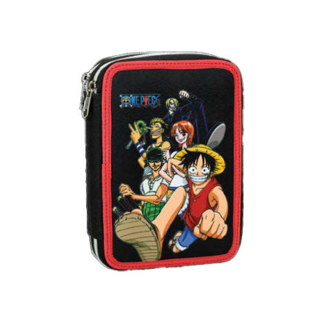 One Piece Fleet gefülltes Federmäppchen 2 Ebenen