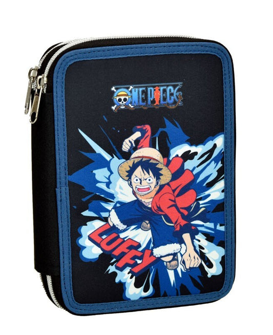 One Piece Luffy gefülltes 2-lagiges Federmäppchen (NEU & OVP)