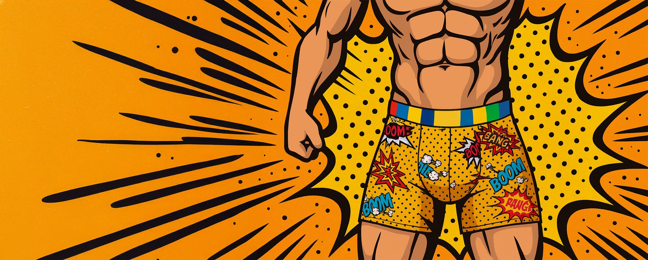 Herren Boxershorts Banner